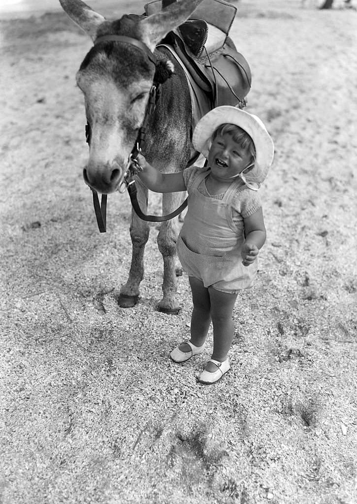 Jackie Garai on a Beach of Deauville, 1932