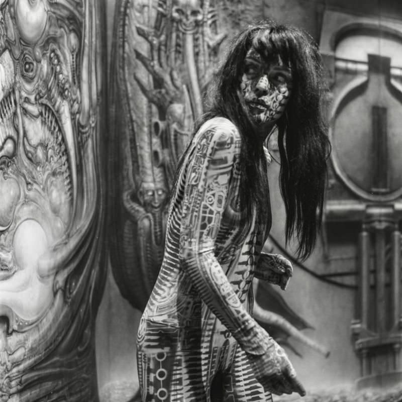 Debbie Harry's Alien Transformation for the Song 'Now I Know You Know' by H.R. Giger, 1980