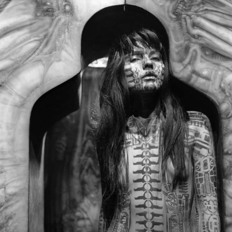 Debbie Harry's Alien Transformation for the Song 'Now I Know You Know' by H.R. Giger, 1980