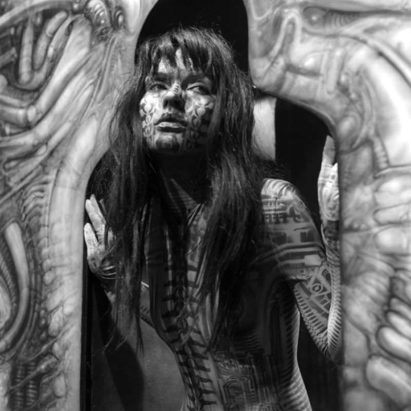 Debbie Harry's Alien Transformation for the Song 'Now I Know You Know' by H.R. Giger, 1980