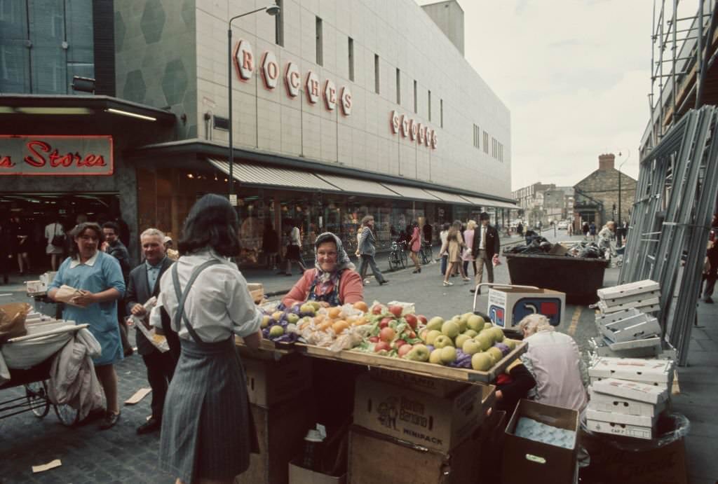 O'Connell Street, Dublin, 1970s