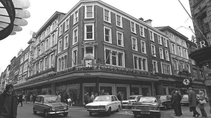 Switzers department store on Grafton Street pictured, 1970s.