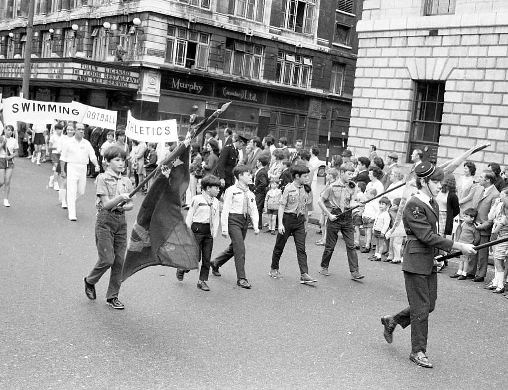 Community Games Parade in Dublin, 1971