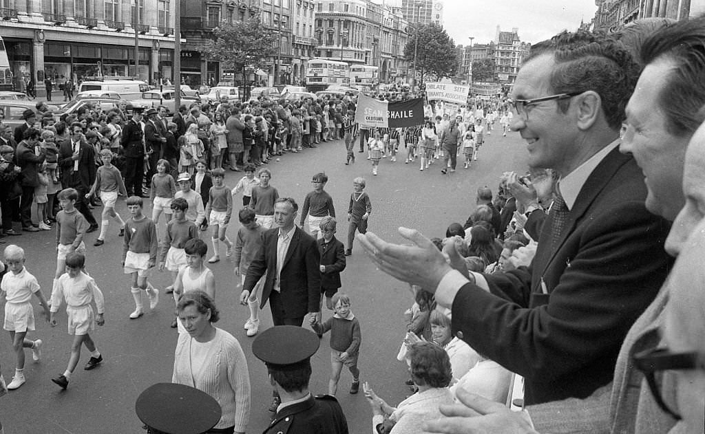 Community Games Parade in Dublin, 1971