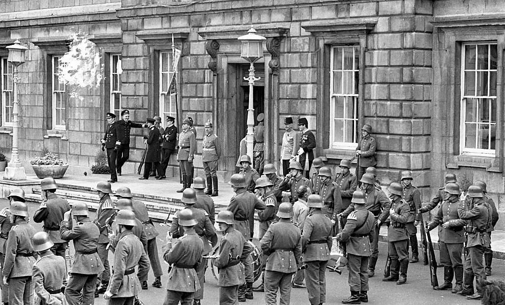 Von Richthofen and Brown in Dublin, 1970