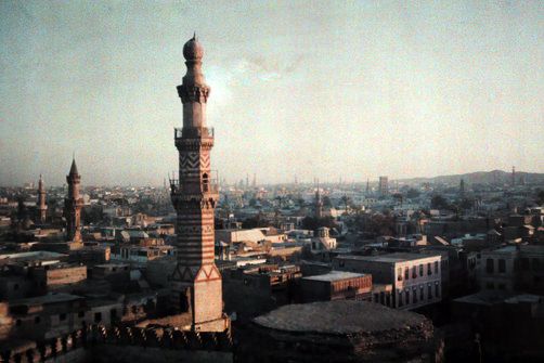 View of a tower in Cairo.