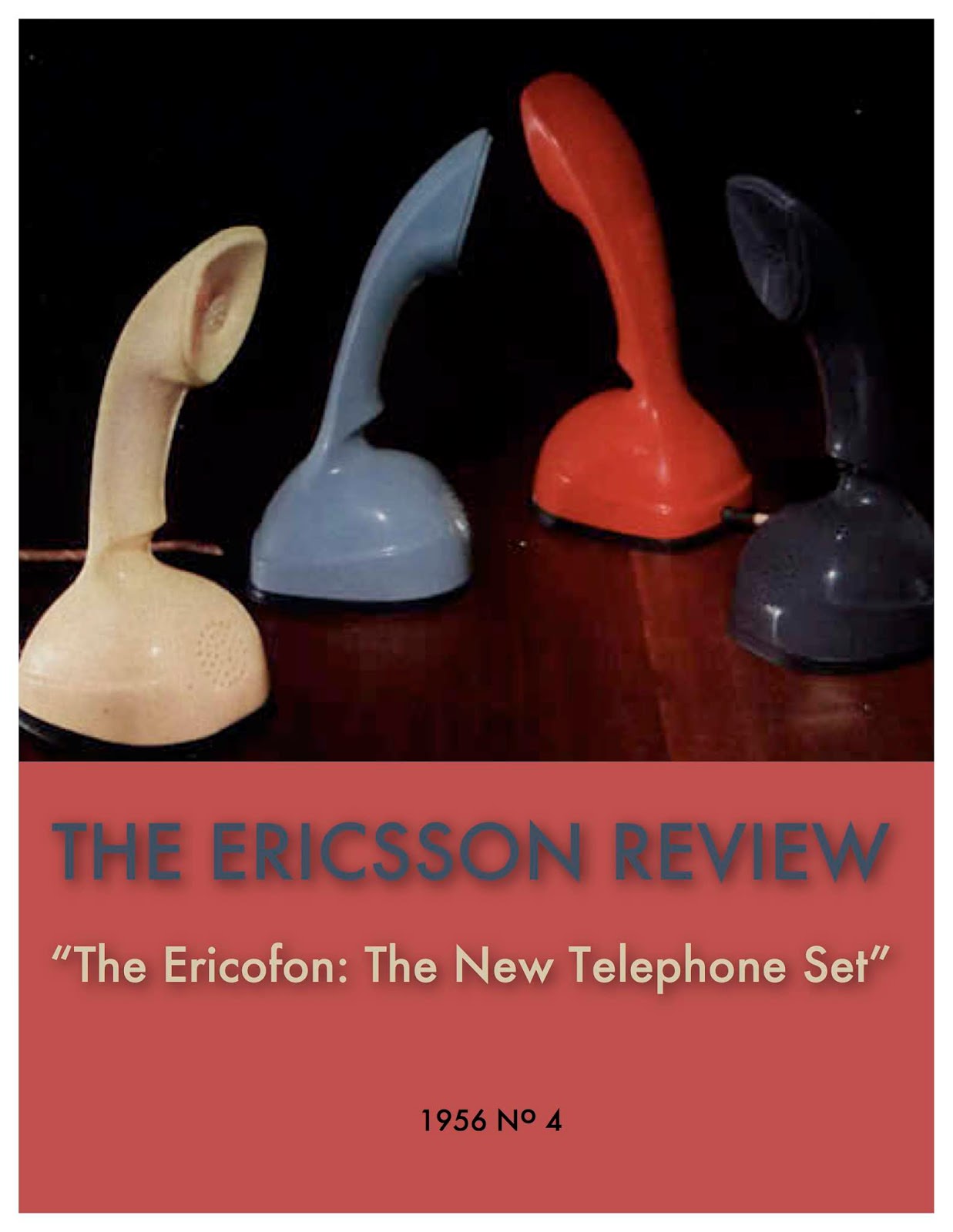 Vintage Ads of Ericofon: The Lightest One-Piece Rotary Dial Telephone introduced in the 1950s