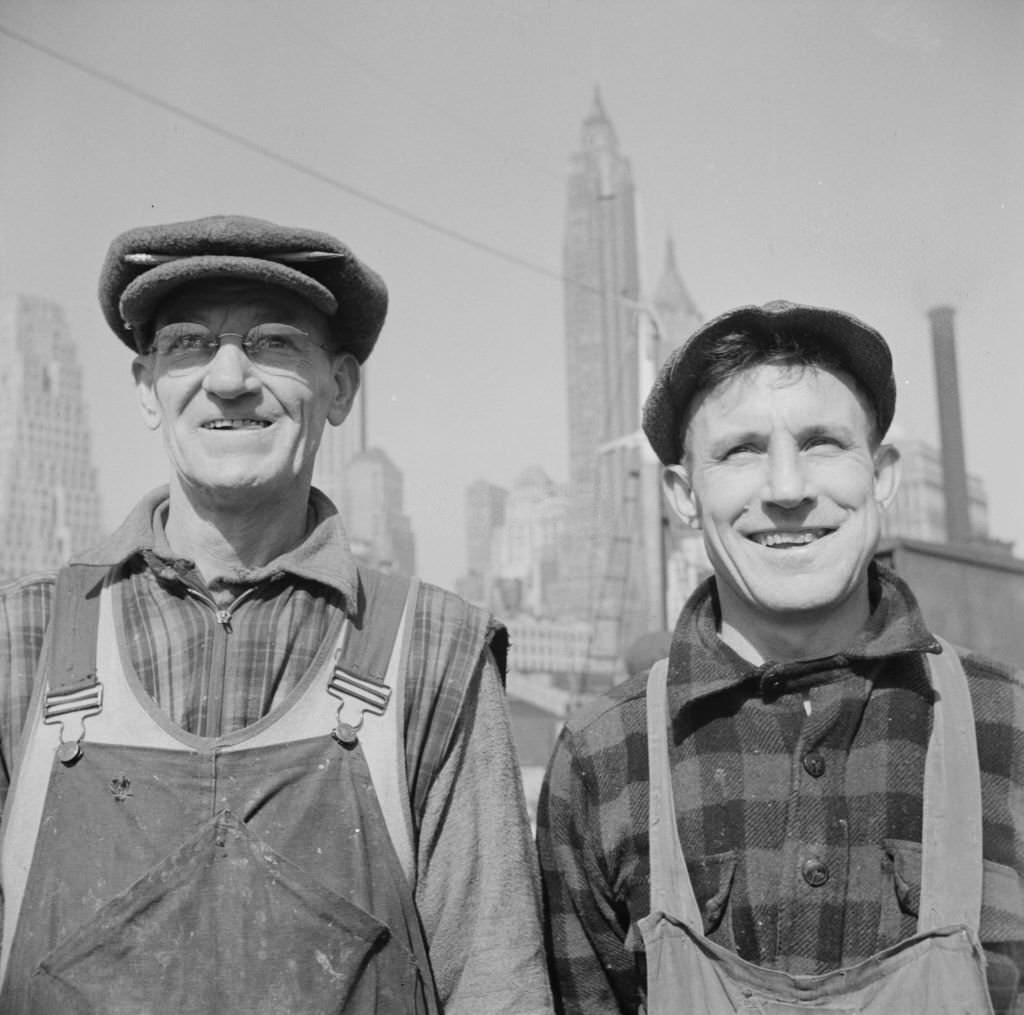 Fulton fish market stevedores.