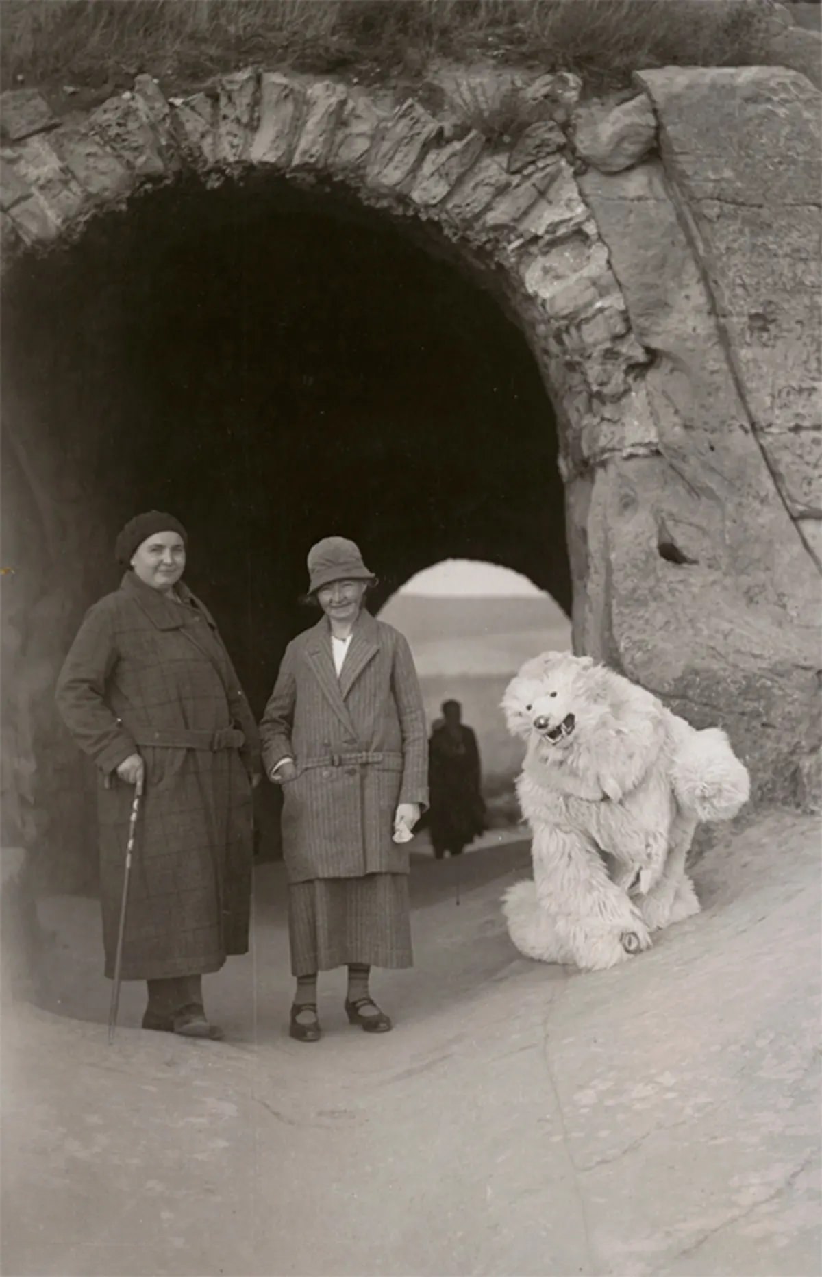 Fascinating Photos of Germans Posing with the Polar Bear Mascots, 1920-1970