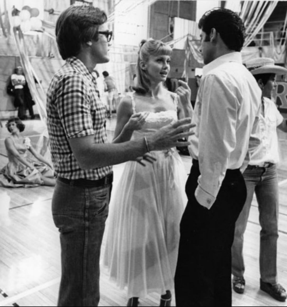 Stunning Behind-the-Scenes from the filming of 'Grease (1978)'