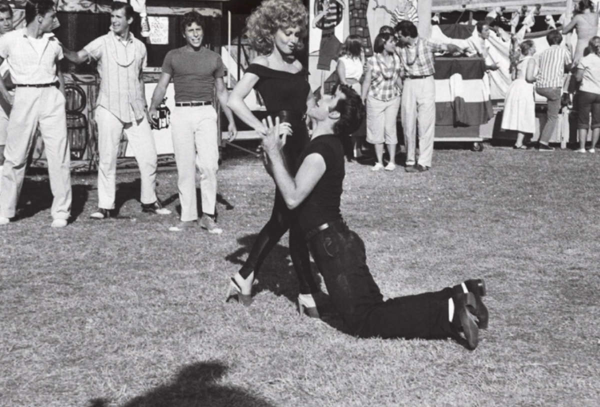 Stunning Behind-the-Scenes from the filming of 'Grease (1978)'