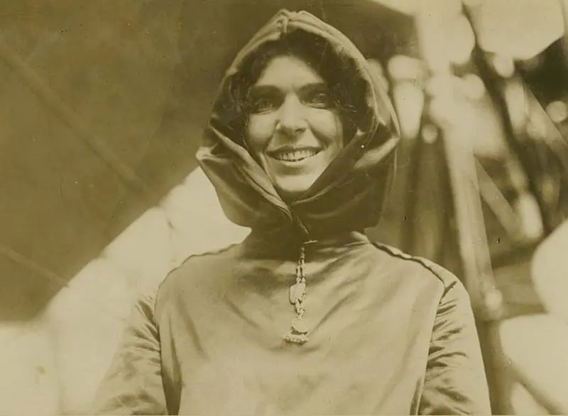 Harriet Quimby was the first American woman to earn a pilot’s license.