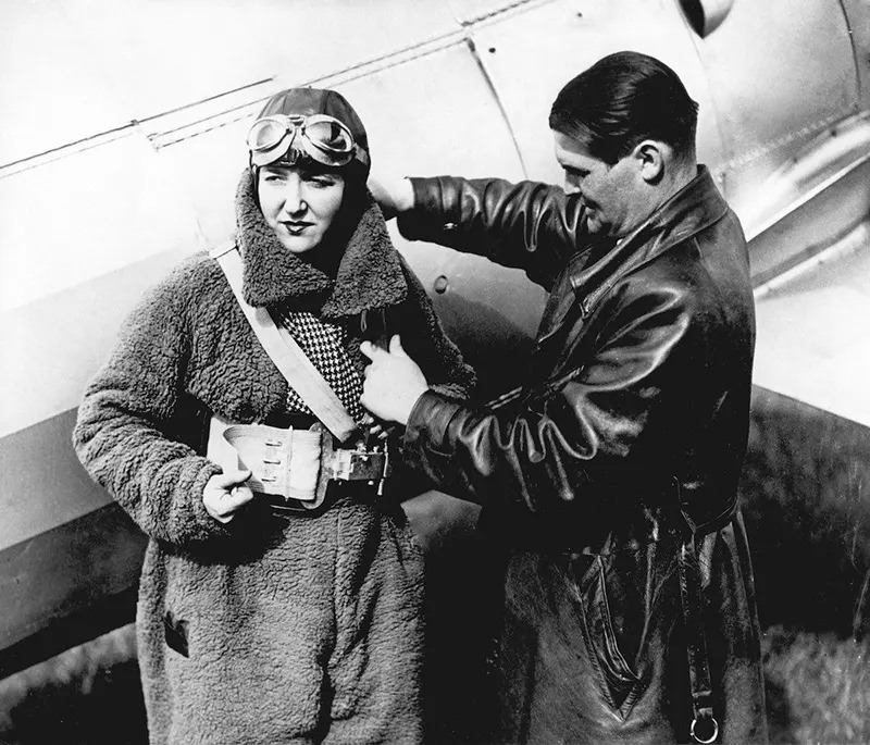 Maryse Hilsz (1901-1946), French aviator. Hilsz gained a reputation for flights of endurance.