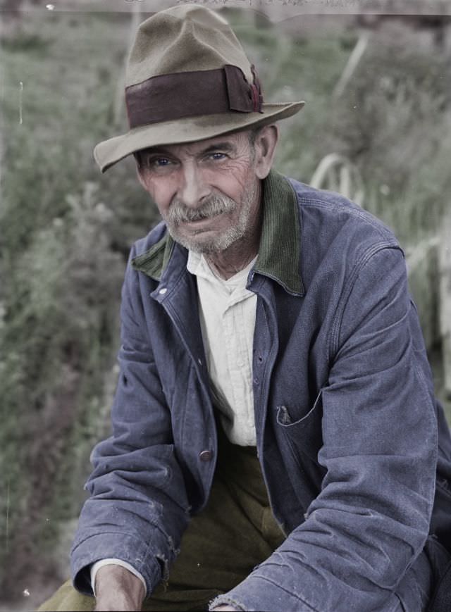 Mr. Eliot H. Miller, dairy farmer at Castleton, Vermont, August 1941