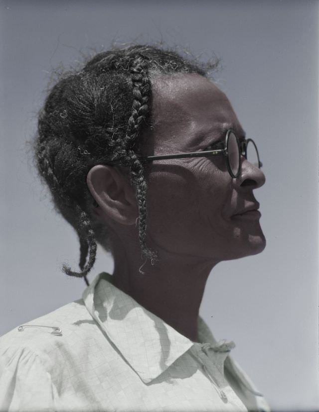 Mrs. Robert McWharter, wife of a tenant purchase client, Woodville, Greene County, Georgia, June 1941