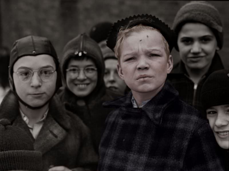Children in Midland, Pennsylvania, January 1940