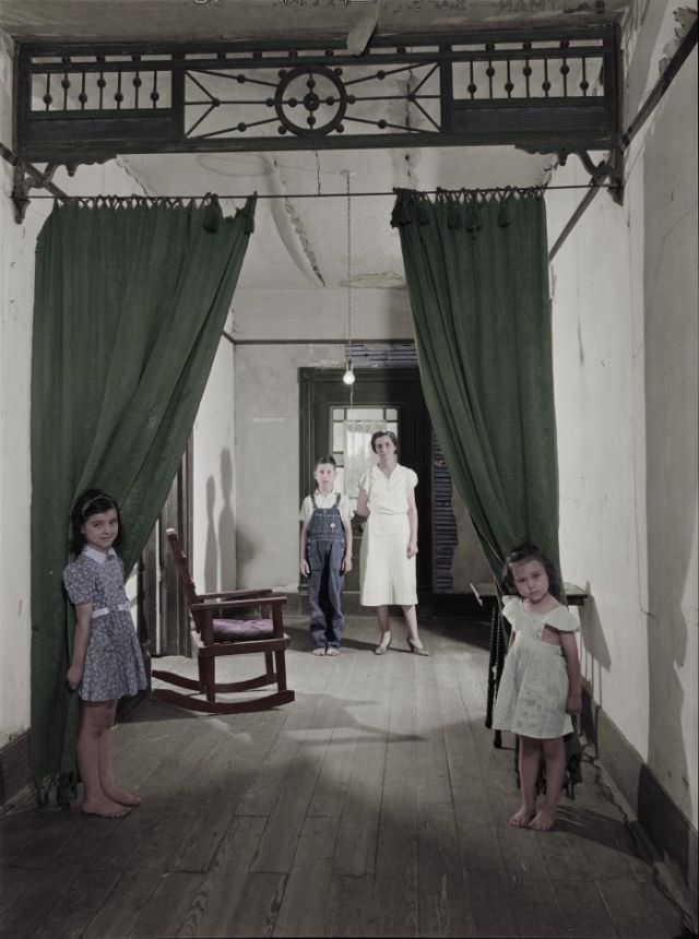 The family of Clinton J. Stewart, White Plains, Greene County, Georgia, June 1941