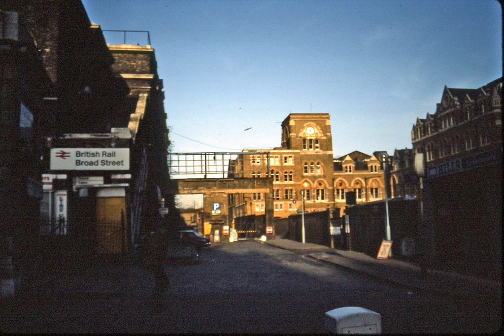 Broad St & Liverpool St Station, 1982.
