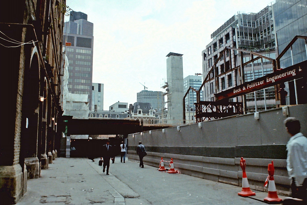 Liverpool Street Station, 12 August, 1988.