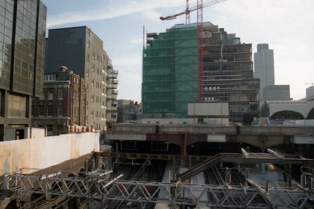 Liverpool St Station reconstruction, 1 Oct, 1988