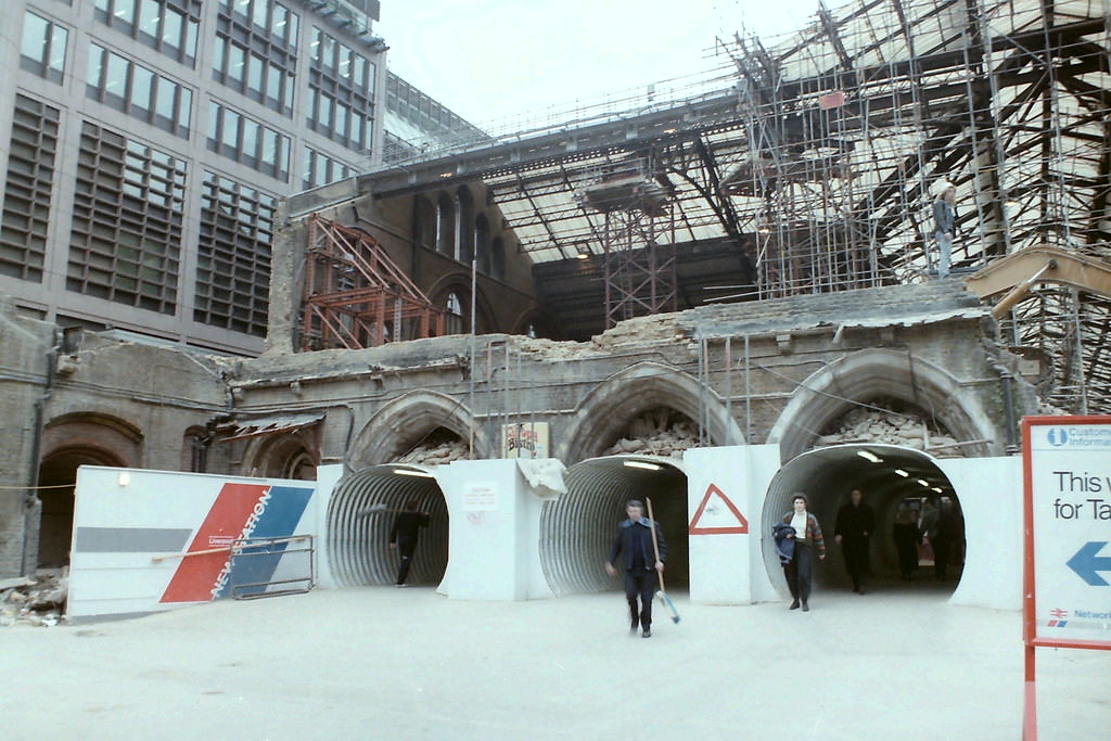 Liverpool St Station 3 Feb 1989