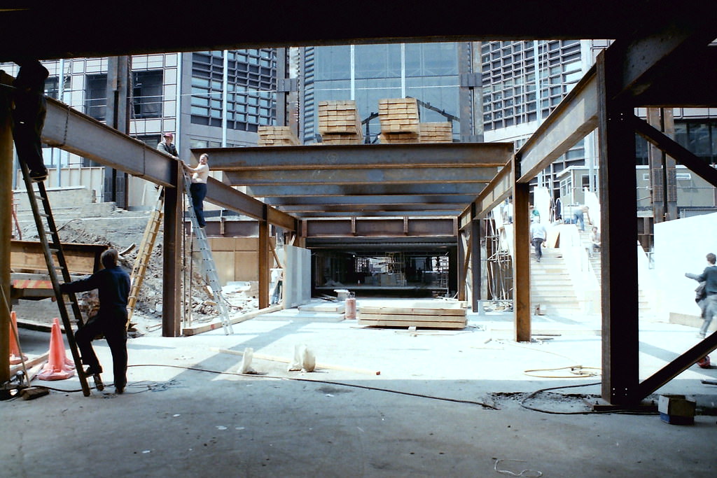 Liverpool St Station reconstruction 14 May, 1988