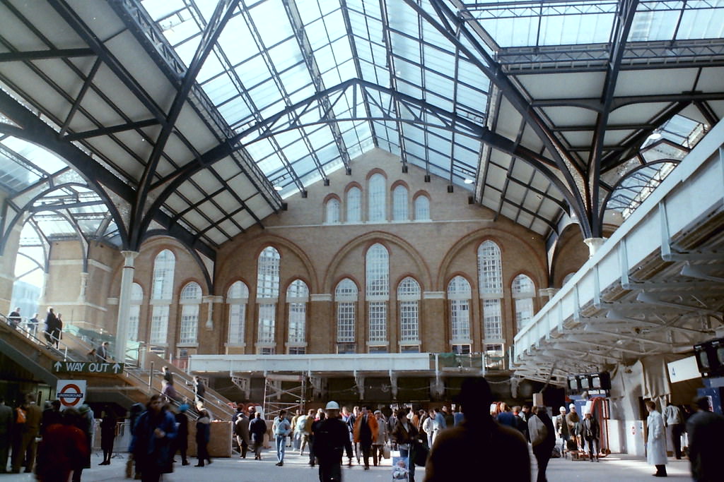 Liverpool Street rebuilding nearly complete, 19 Feb, 1991