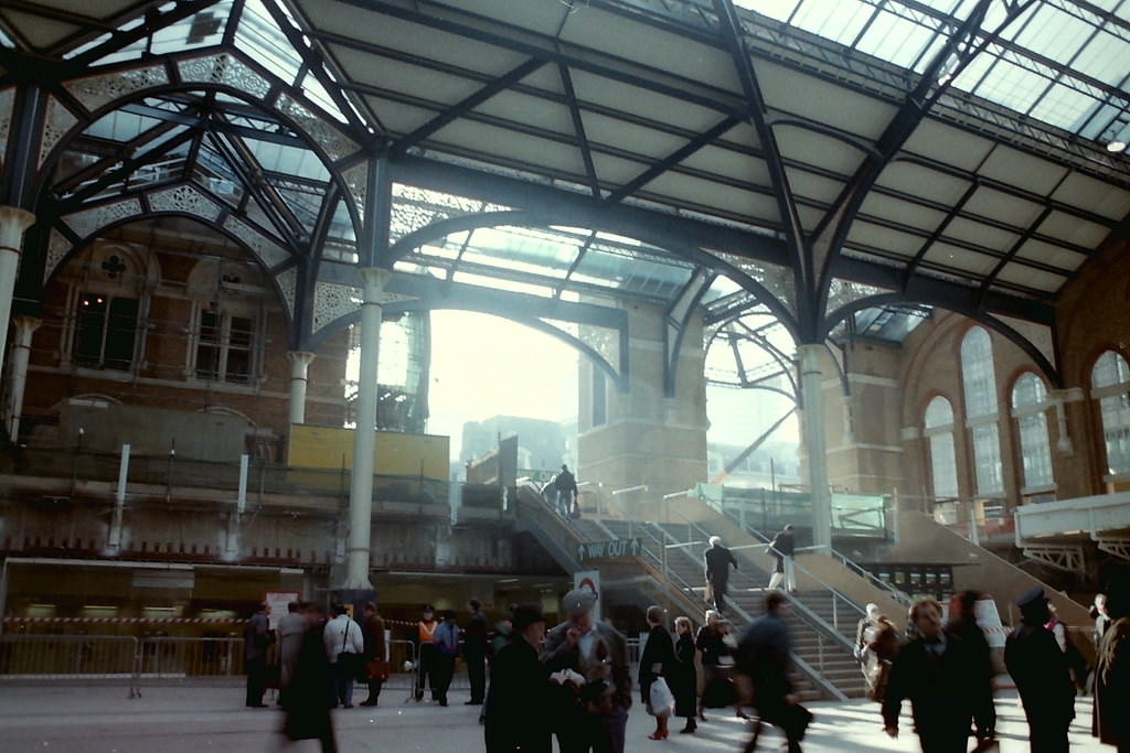 Liverpool Street rebuilding nearly complete, 19 Feb, 1991