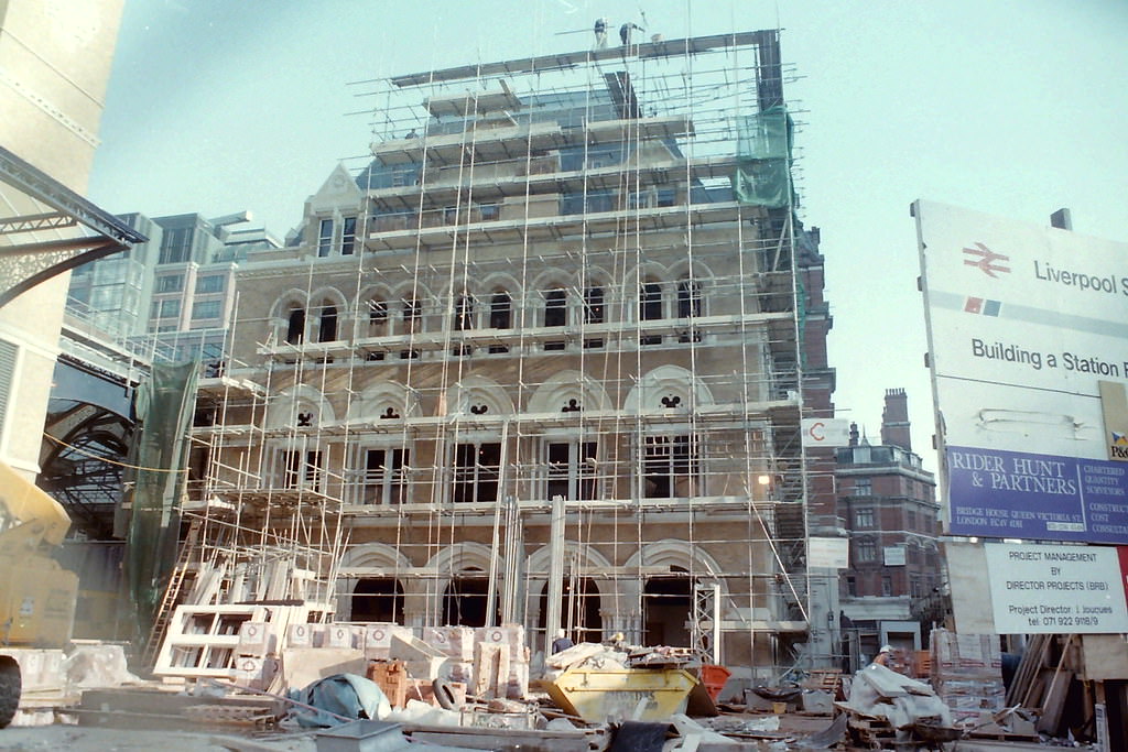 Liverpool Street rebuilding nearly complete, 19 Feb, 1991