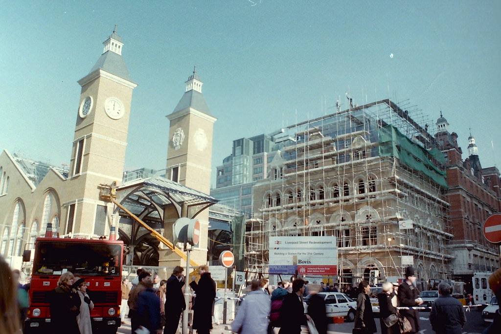 Liverpool Street rebuilding nearly complete, 19 Feb, 1991
