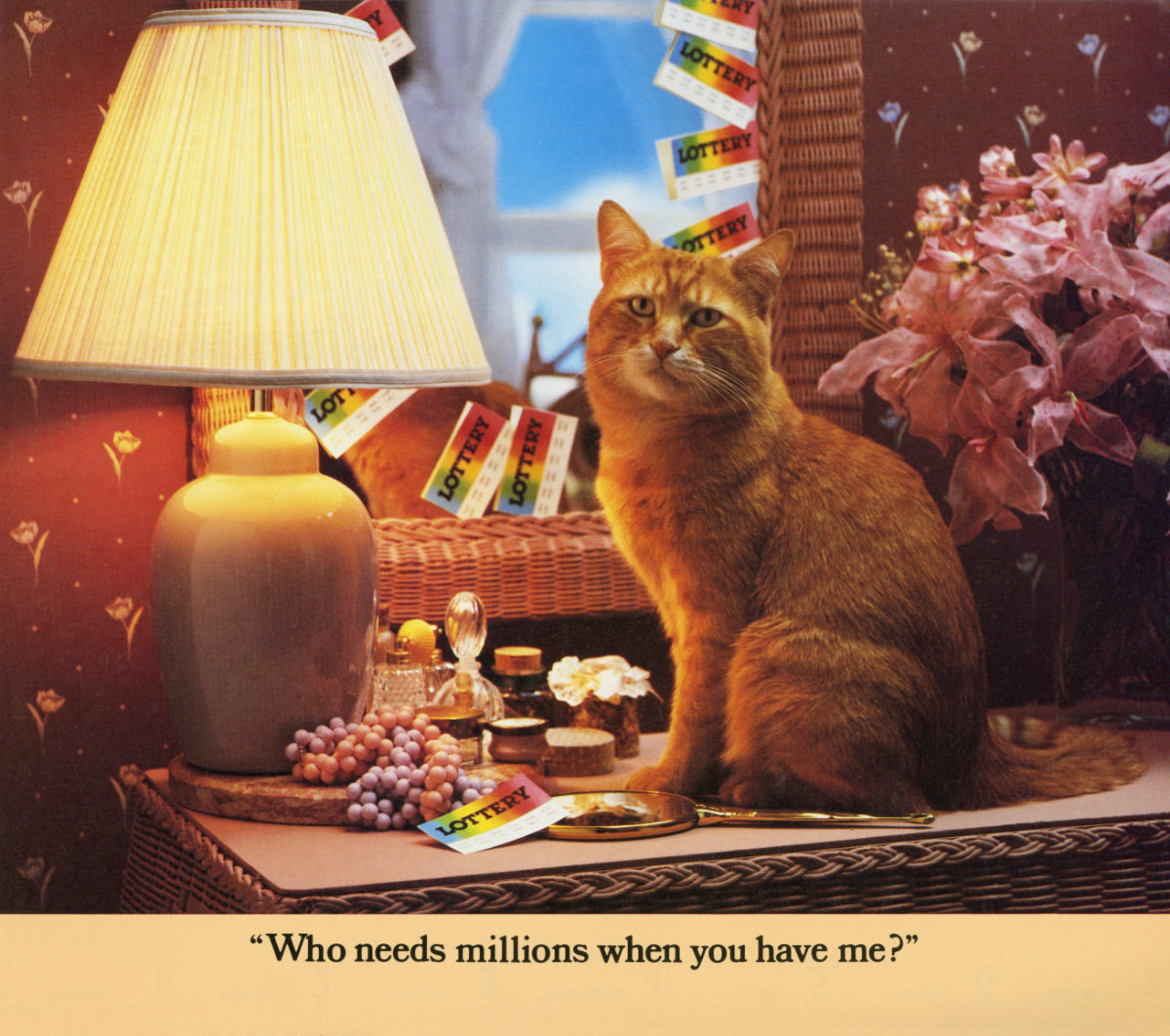 The 1986 Morris Calendar featuring the World's Most Finicky Cat