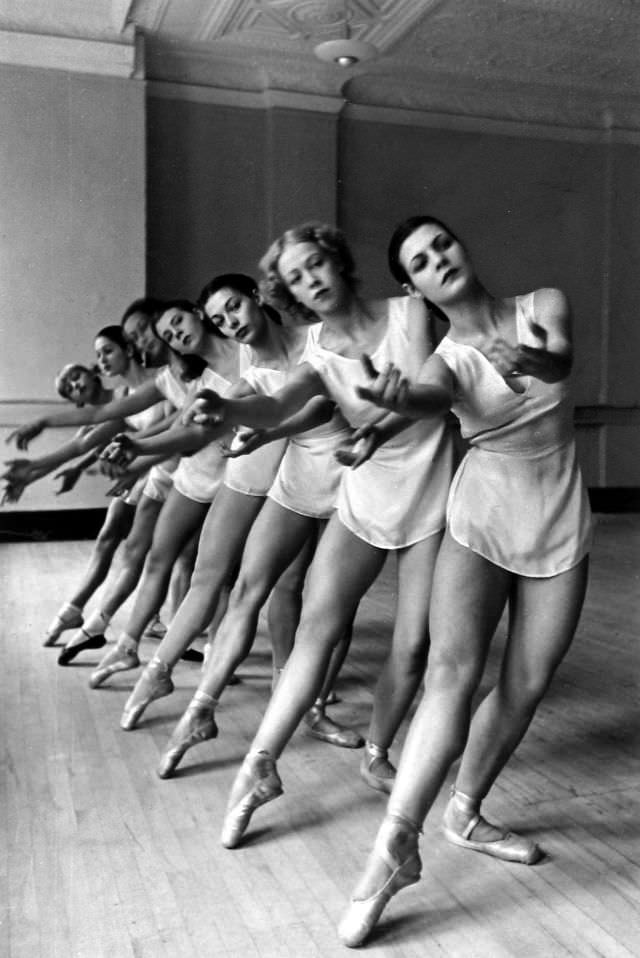 American School of Ballet, New York, 1936.