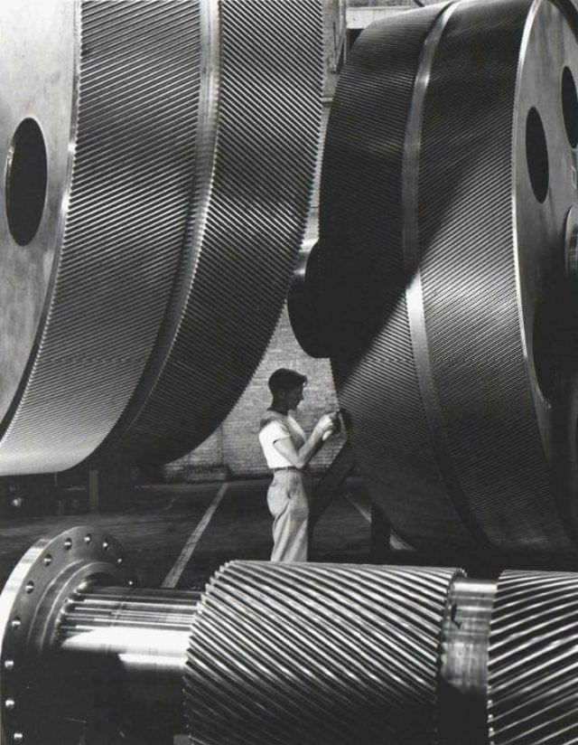 GE Turbine Plant, Schenectady, New York, 1940.