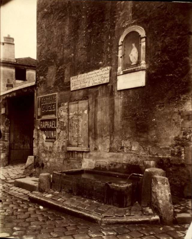 Un coin du Vieux-Vanves, 1901.