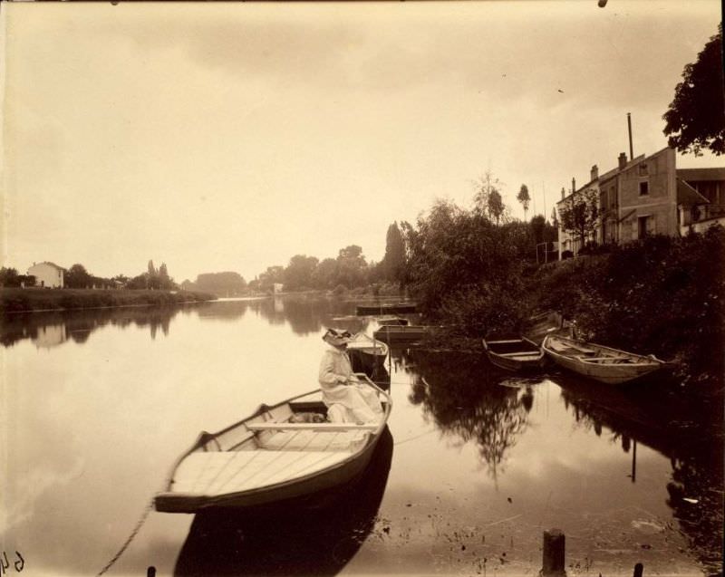 Les Bords du Marne au Perreux (Seine), 1903.