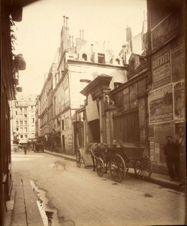 Hotel des Abbes de Royaumont 4 Rue du Jour, 1907.