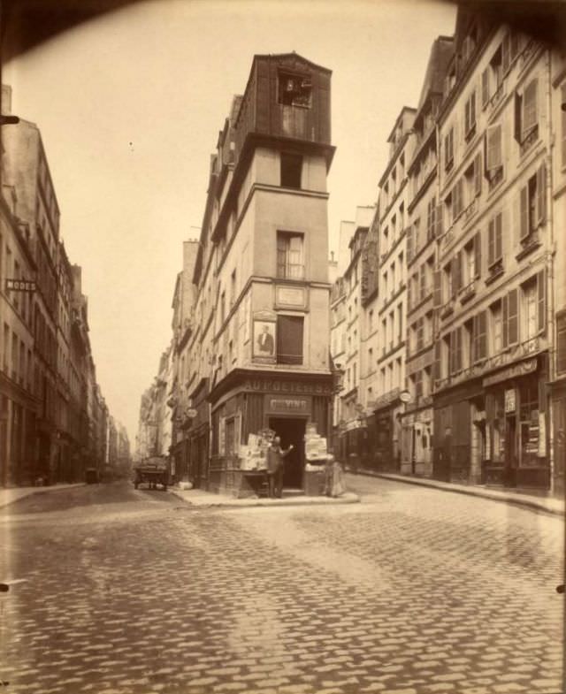 Maison d’Andre Chenier en 1793 – 97 rue de Clery, 1907.