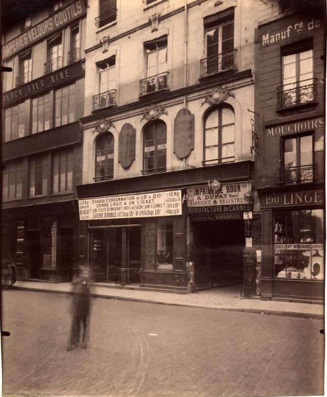 Hotel Louis XV – 192 rue St. Martin, 1908.