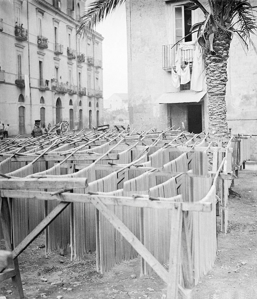 Drying Macaroni, 1930.