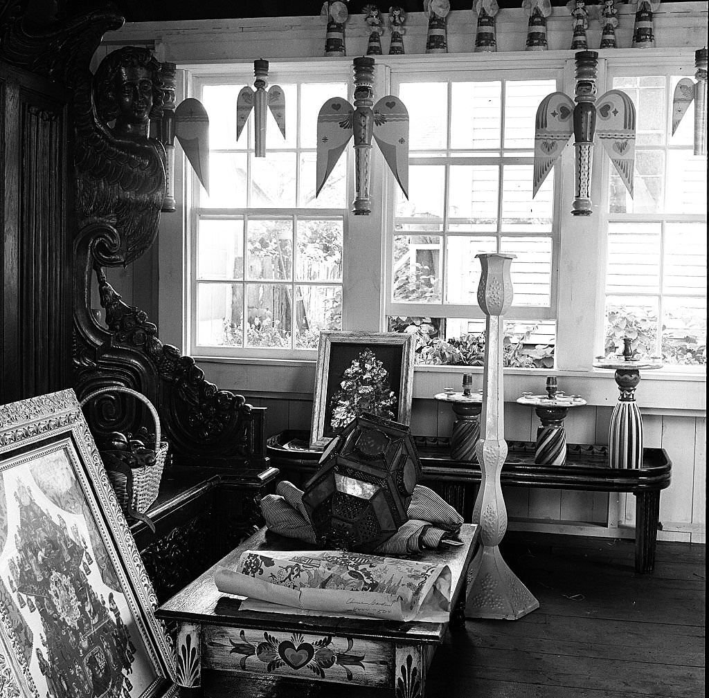 Interior of an antique shop, Provincetown, Massachusetts, 1948.