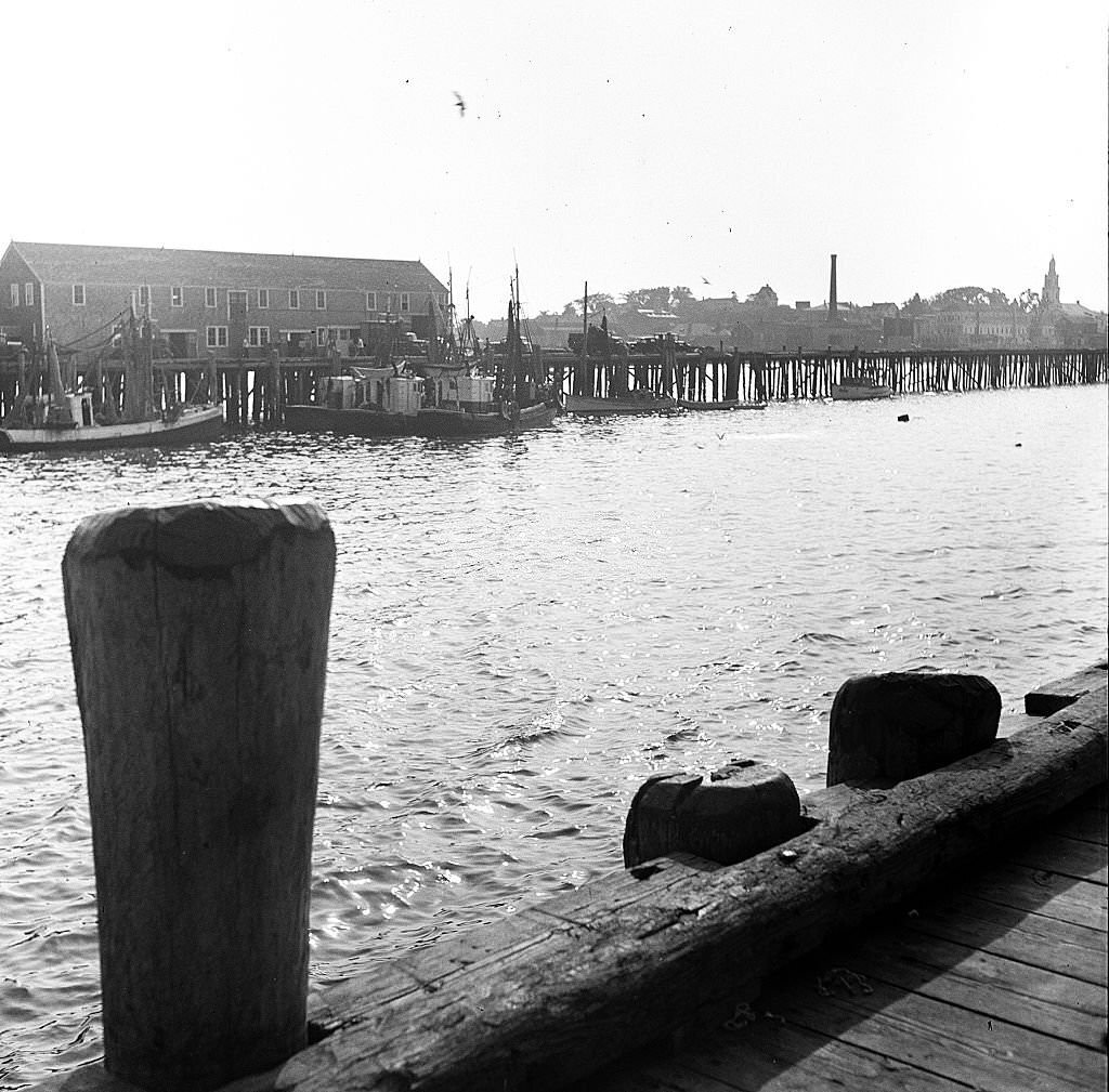 View of the pier, Provincetown, Massachusetts, 1948.
