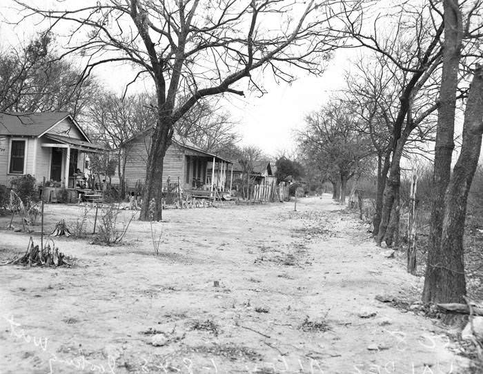 Houses on Valdez Alley, San Antonio, 1948