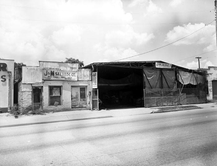 J and M Salvage Company, 409 Buena Vista Street, San Antonio, 1940s