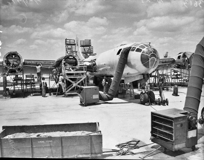 B-29 Superfort at Kelly Air Force Base, 1948