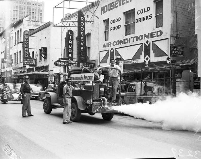 Todd Insecticidal Fog Applicator used to spray DDT, 1946