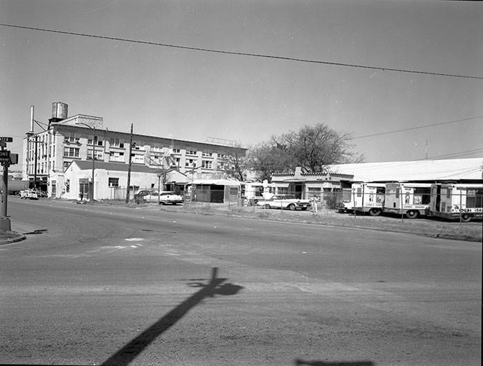 Mobile-Soft Serve Ice Cream Company, 415 East Market Street at Water Street (foreground), 1948