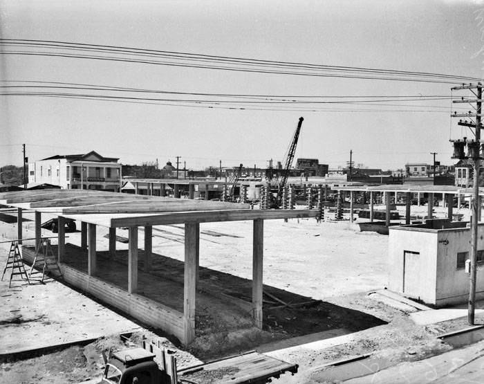 New market sheds on Washington Square, 1949