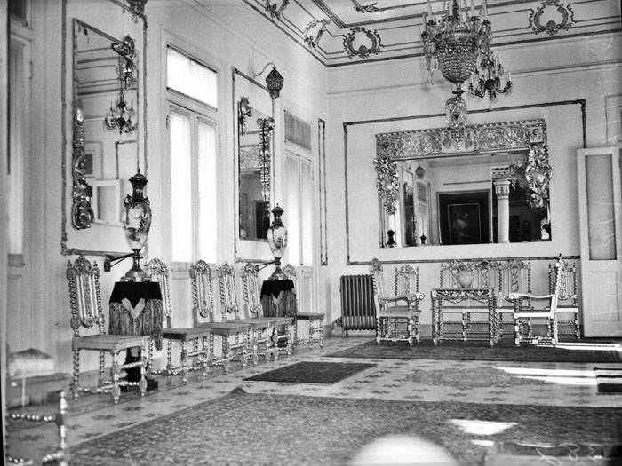 Drawing room at Quinta Urrutia, 1940