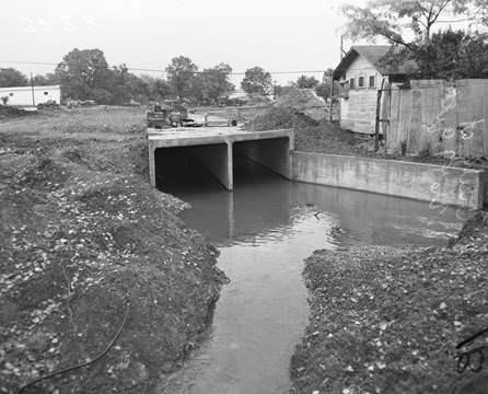 San Pedro Creek conduit, San Antonio, Texas, 1947