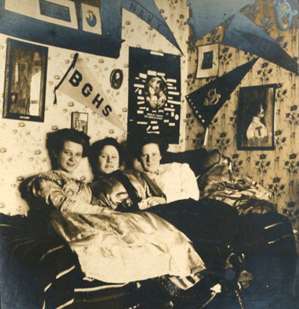 How Students decorated their Dorm Rooms from 1890s to 1950s